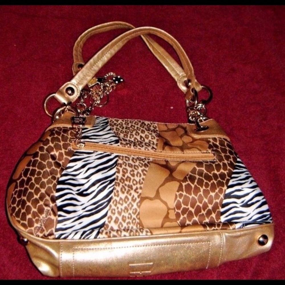 KATHY VAN ZEELAND MIXED ANIMAL PRINT Purse